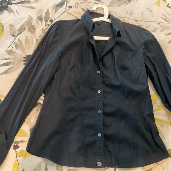 Ted Baker black shirt London in size 4 - Picture 2 of 4